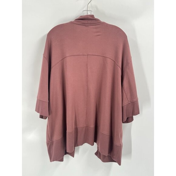 Athleta Brown Lotus Wrap Open Cardigan 980564-00 Sz S / M - Picture 6 of 6